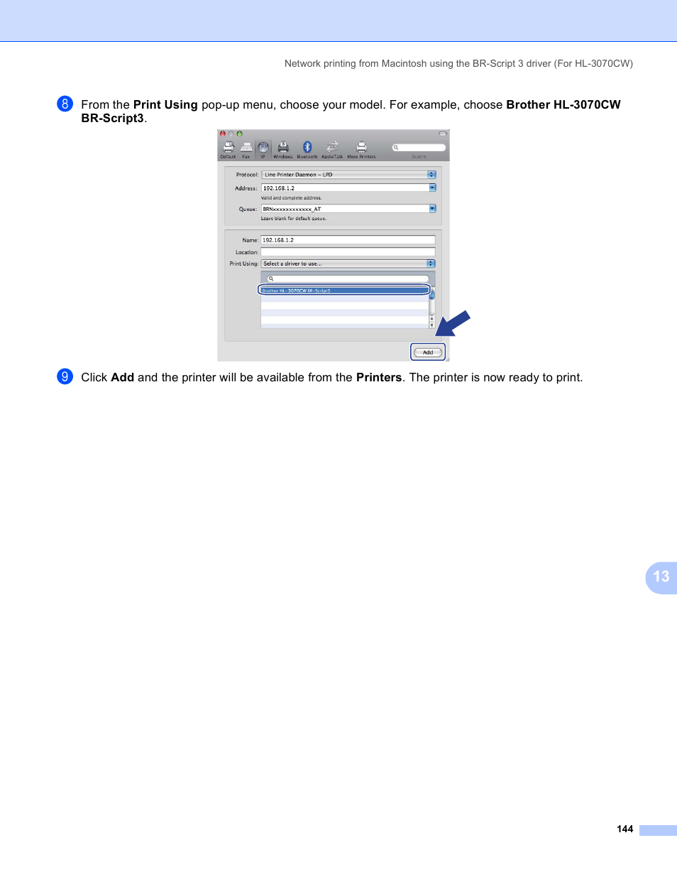 Brother HL 3070CW User Manual | Page 154 / 211