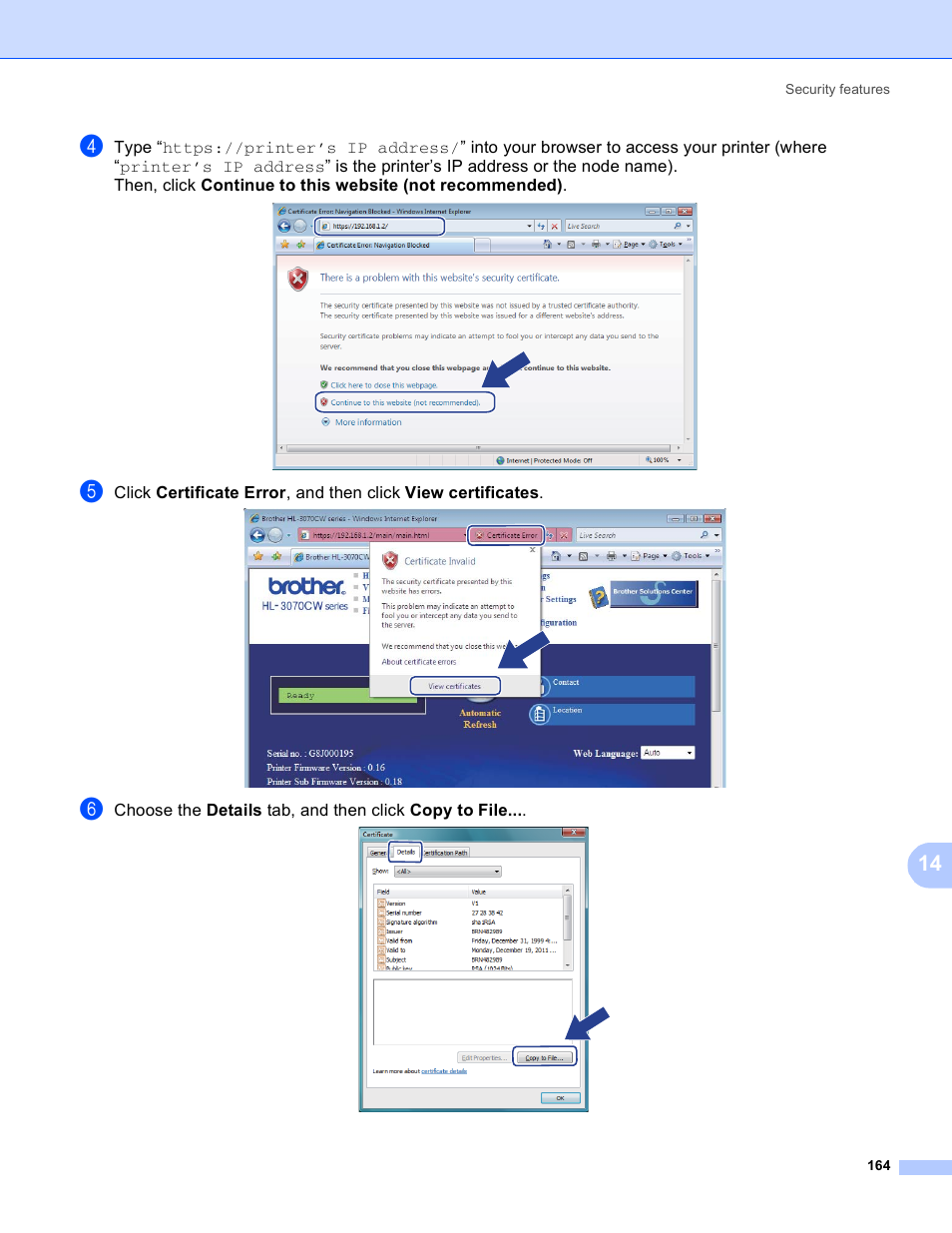 Brother HL 3070CW User Manual | Page 174 / 211