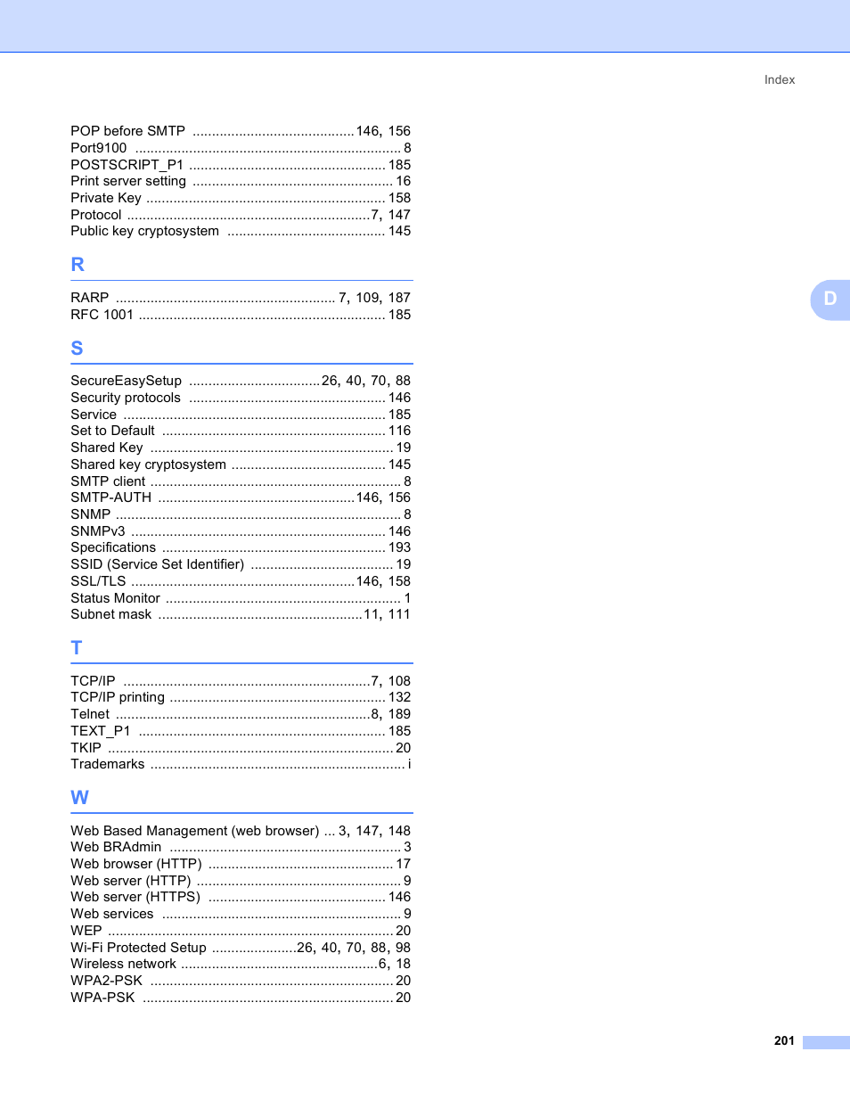 Brother HL 3070CW User Manual | Page 211 / 211