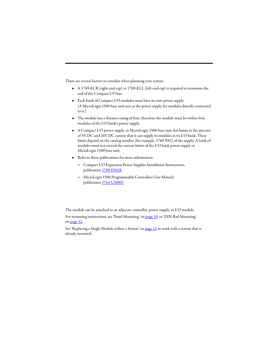 System planning, System assembly | Rockwell Automation 1769-HSC Compact High Speed Counter Module User Manual | Page 8 / 32