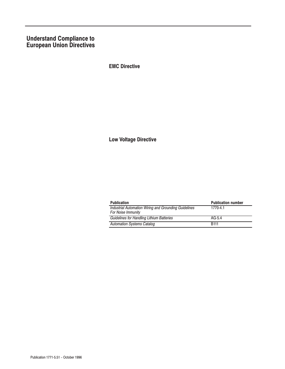 Understand compliance to european union directives | Rockwell Automation 1771-IL INSTL.INSTR.ISOL ANALOG INPUT User Manual | Page 2 / 16