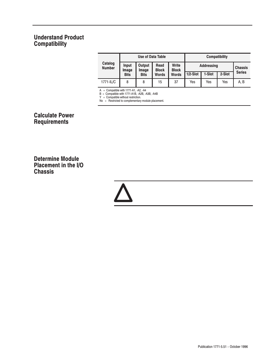 Rockwell Automation 1771-IL INSTL.INSTR.ISOL ANALOG INPUT User Manual | Page 3 / 16