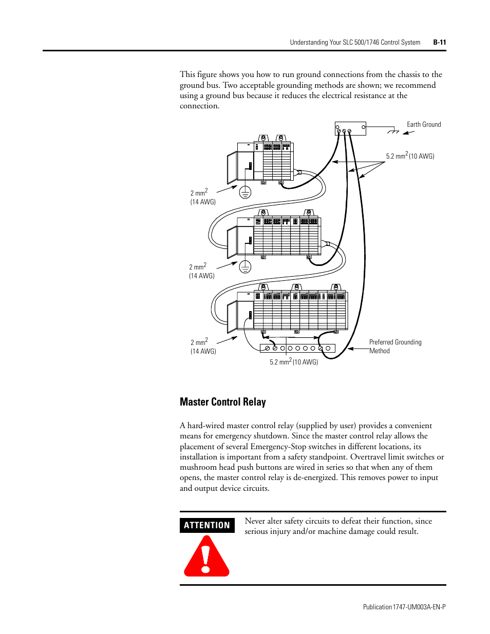 Master control relay | Rockwell Automation 1747-ACNR15 ControlNet Adapter Module User Manual User Manual | Page 103 / 140