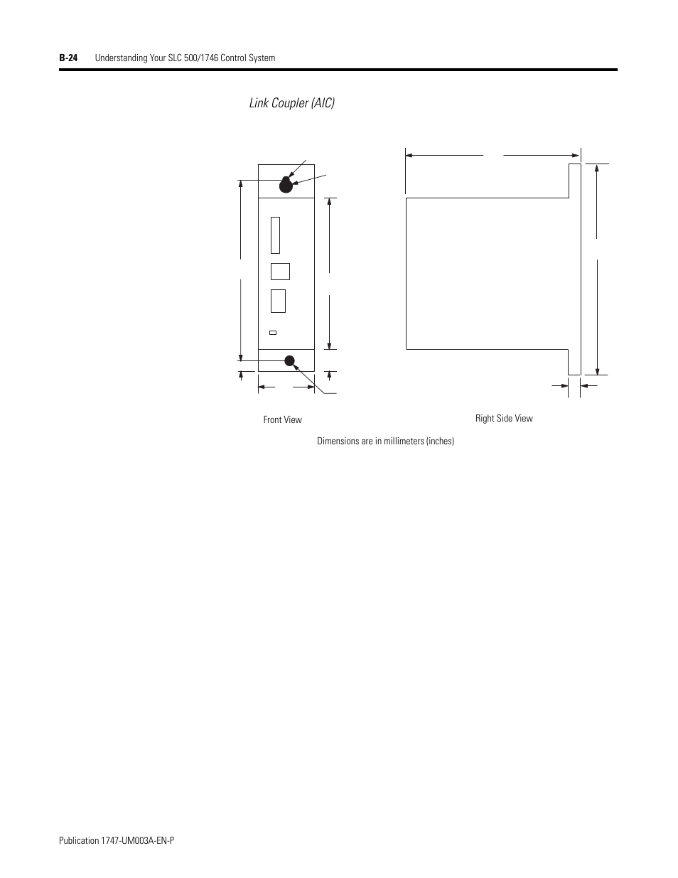 Link coupler (aic) | Rockwell Automation 1747-ACNR15 ControlNet Adapter Module User Manual User Manual | Page 116 / 140