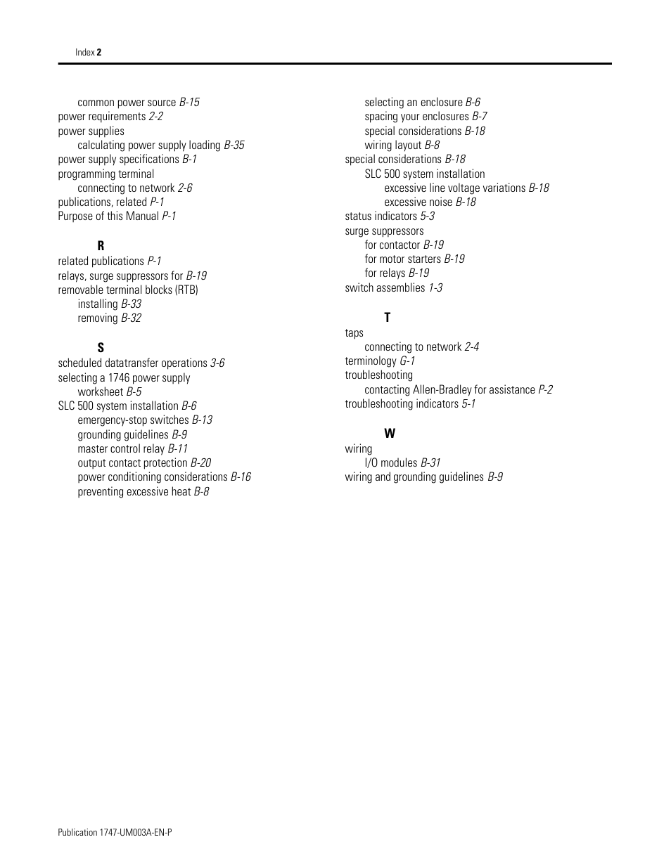 Rockwell Automation 1747-ACNR15 ControlNet Adapter Module User Manual User Manual | Page 138 / 140