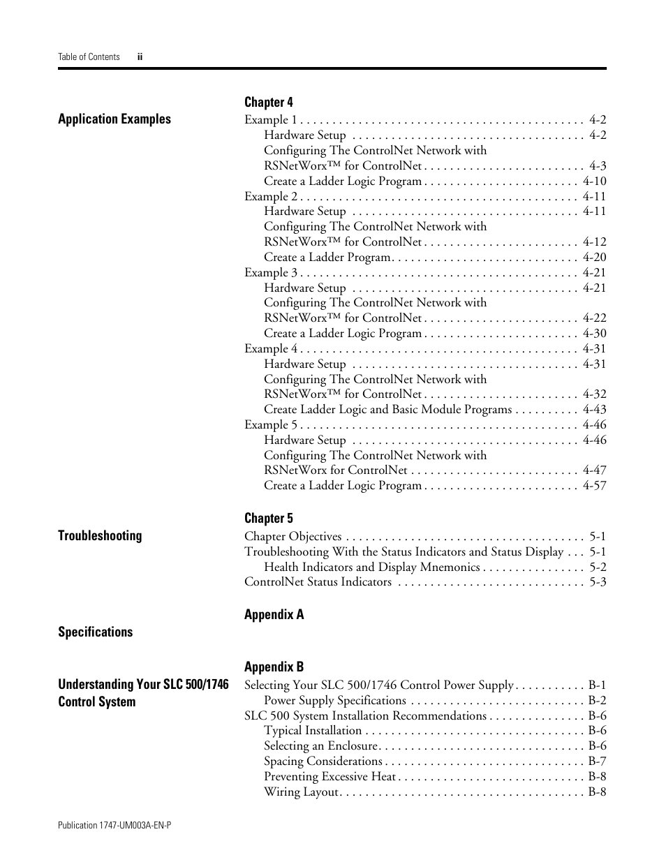 Rockwell Automation 1747-ACNR15 ControlNet Adapter Module User Manual User Manual | Page 4 / 140