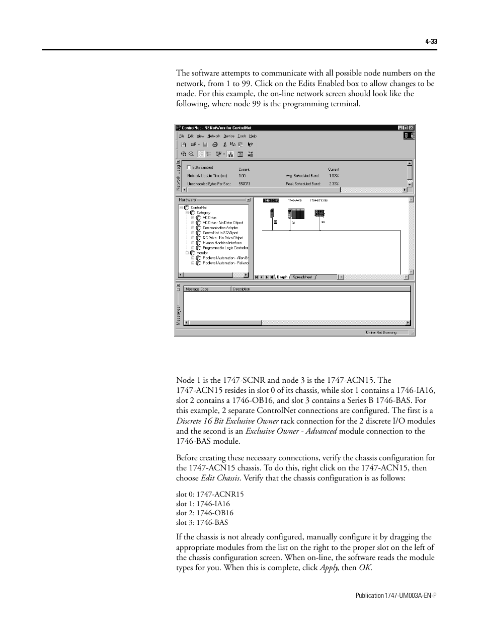 Rockwell Automation 1747-ACNR15 ControlNet Adapter Module User Manual User Manual | Page 61 / 140