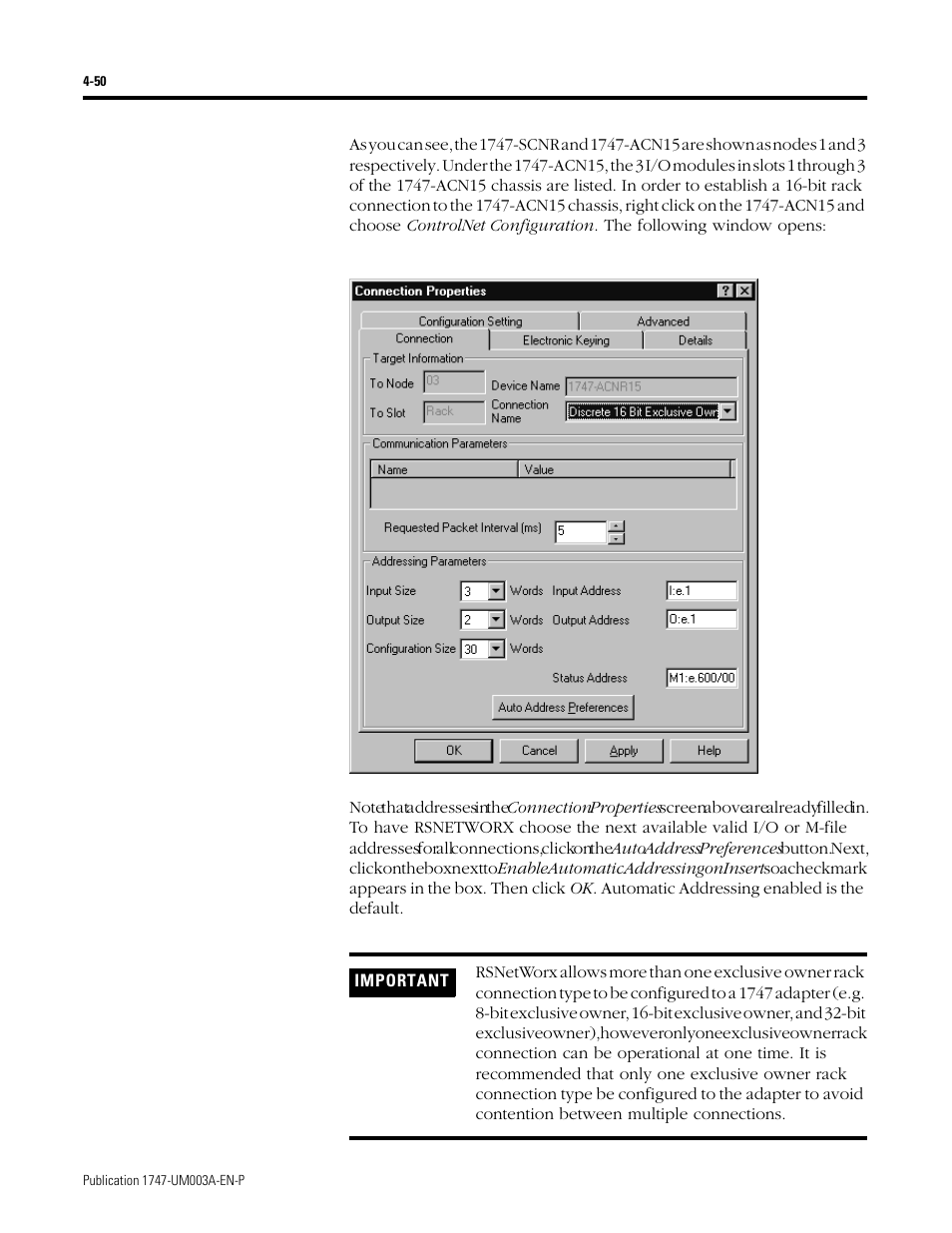 Rockwell Automation 1747-ACNR15 ControlNet Adapter Module User Manual User Manual | Page 78 / 140