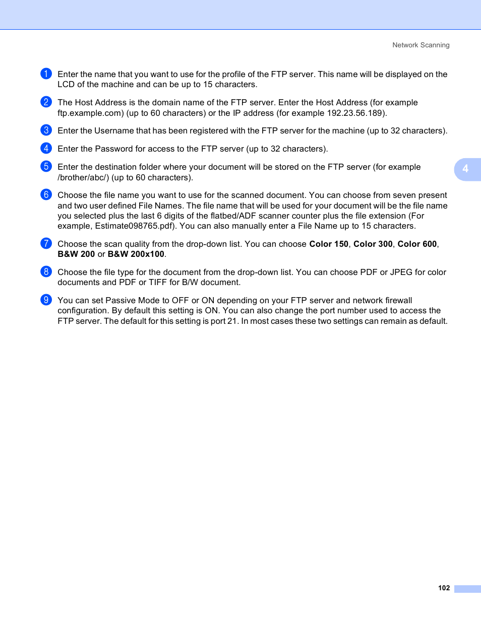 Brother DCP-9045CDN User Manual | Page 109 / 217