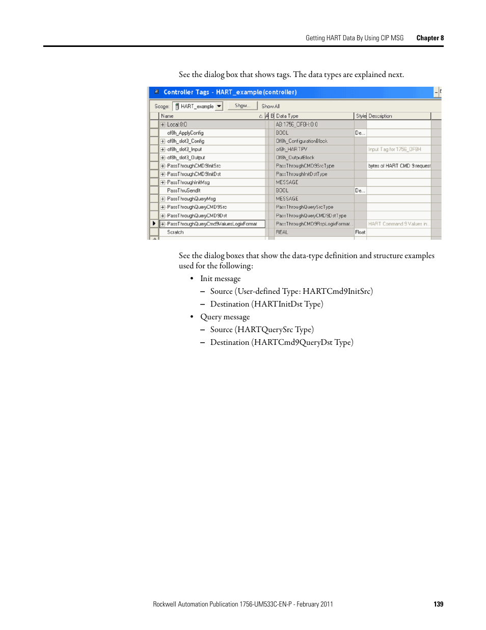 Rockwell Automation 1756-OF8H ControlLogix HART Analog I/O Modules User Manual | Page 139 / 228
