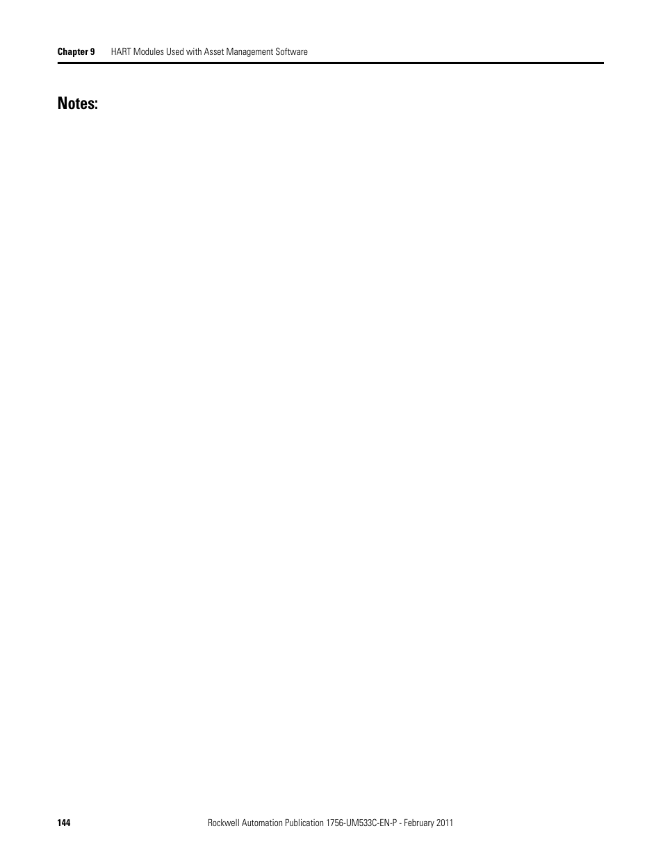 Rockwell Automation 1756-OF8H ControlLogix HART Analog I/O Modules User Manual | Page 144 / 228