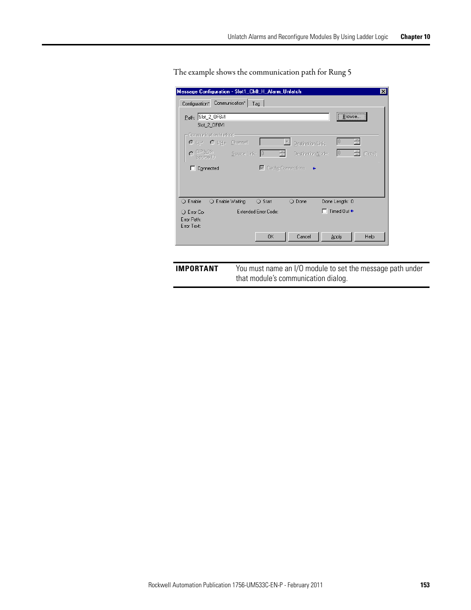 Rockwell Automation 1756-OF8H ControlLogix HART Analog I/O Modules User Manual | Page 153 / 228
