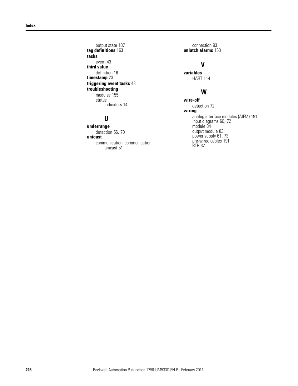 Rockwell Automation 1756-OF8H ControlLogix HART Analog I/O Modules User Manual | Page 226 / 228