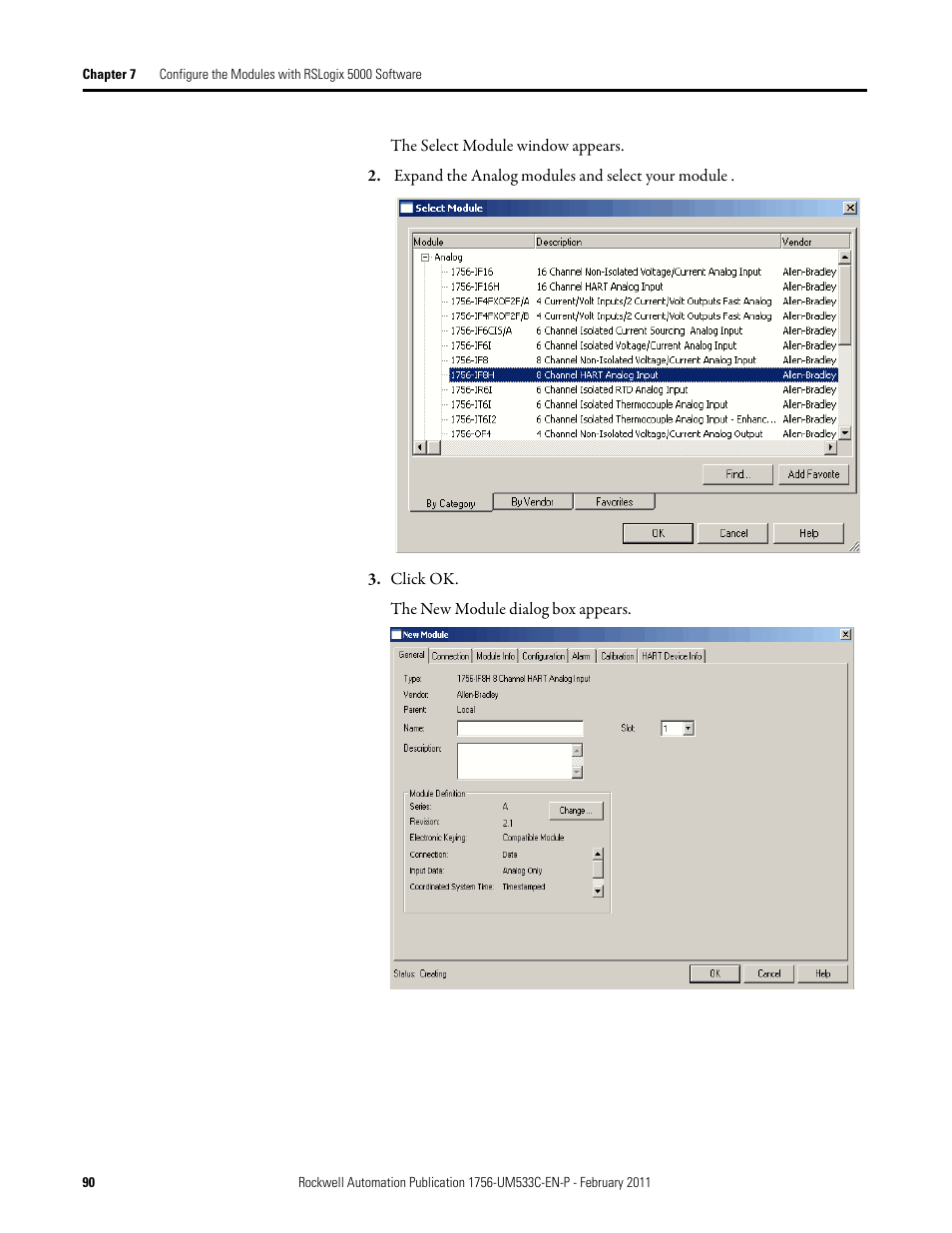 Rockwell Automation 1756-OF8H ControlLogix HART Analog I/O Modules User Manual | Page 90 / 228