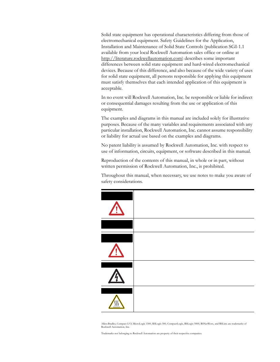 Important user information | Rockwell Automation 1769-BOOLEAN Compact I/O Module Reference Manual User Manual | Page 2 / 98