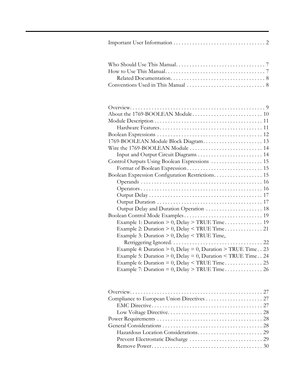 Rockwell Automation 1769-BOOLEAN Compact I/O Module Reference Manual User Manual | Page 3 / 98