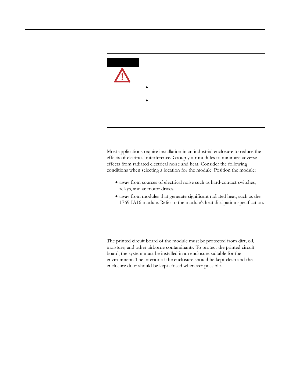 Remove power, Reduce noise, Protect the circuit board from contamination | Remove power reduce noise | Rockwell Automation 1769-BOOLEAN Compact I/O Module Reference Manual User Manual | Page 30 / 98