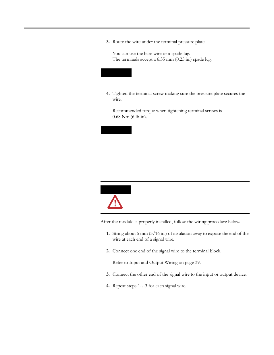 Wire the module | Rockwell Automation 1769-BOOLEAN Compact I/O Module Reference Manual User Manual | Page 38 / 98