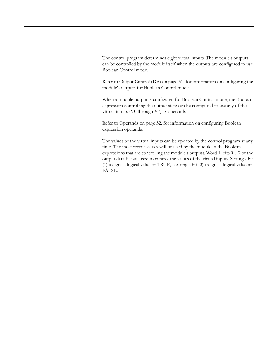 Virtual inputs | Rockwell Automation 1769-BOOLEAN Compact I/O Module Reference Manual User Manual | Page 45 / 98