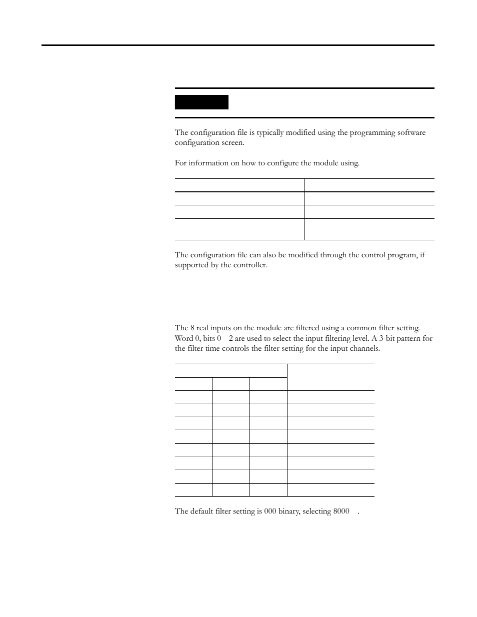 Input filtering | Rockwell Automation 1769-BOOLEAN Compact I/O Module Reference Manual User Manual | Page 47 / 98