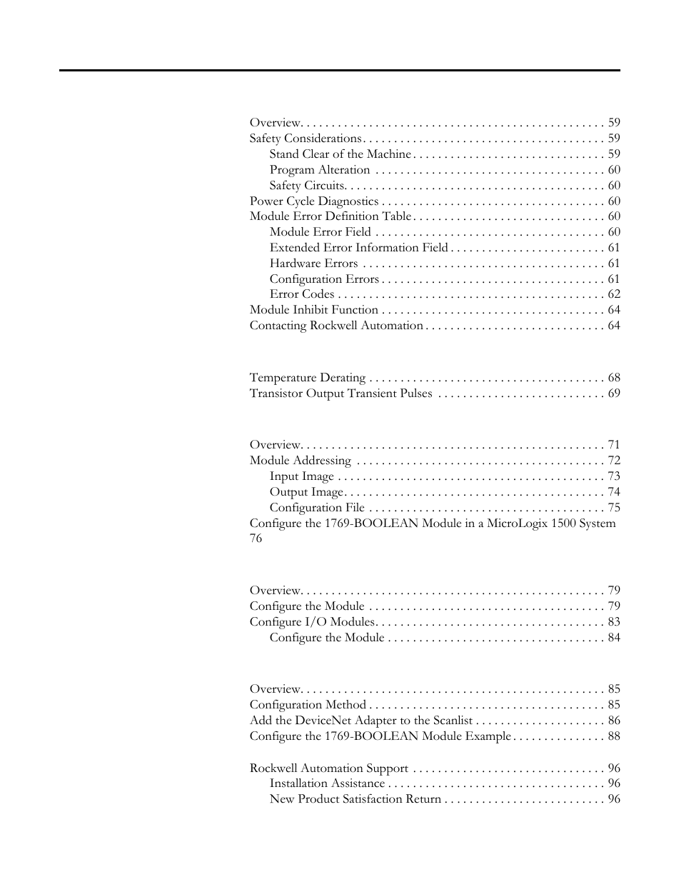Rockwell Automation 1769-BOOLEAN Compact I/O Module Reference Manual User Manual | Page 5 / 98