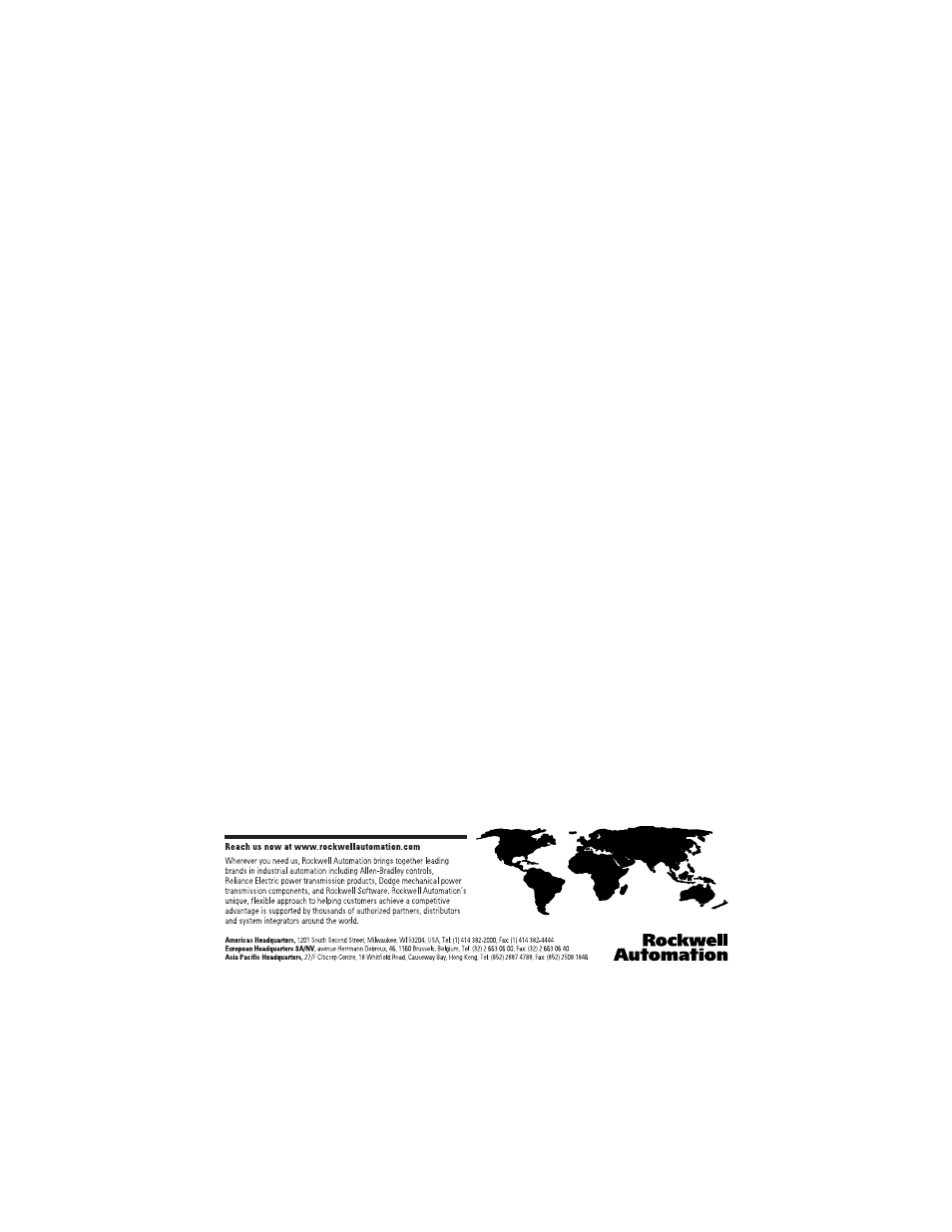 Back cover, H'*f!¶ae | Rockwell Automation 1762-IA8 MICROLOGIX 120 VAC INPUT MODULE User Manual | Page 16 / 16