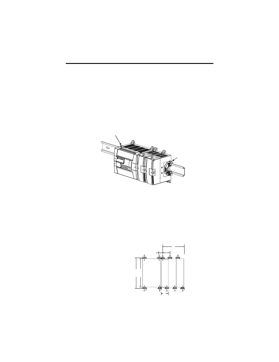 Din rail mounting, Panel mounting | Rockwell Automation 1762-IA8 MICROLOGIX 120 VAC INPUT MODULE User Manual | Page 6 / 16