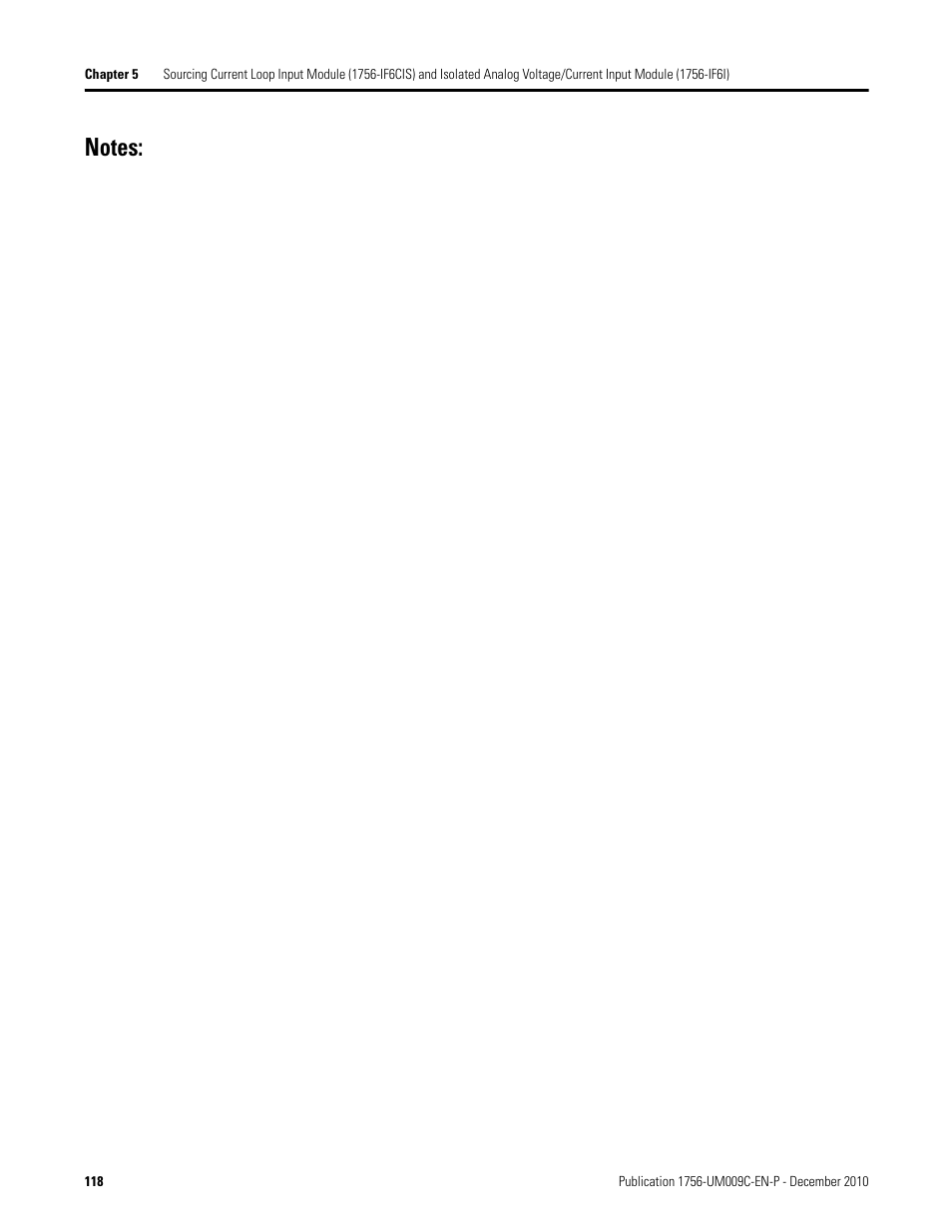 Rockwell Automation 1756-XXXX ControlLogix Analog I/O Modules User Manual | Page 118 / 401