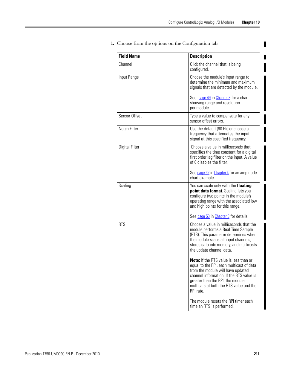 Rockwell Automation 1756-XXXX ControlLogix Analog I/O Modules User Manual | Page 211 / 401