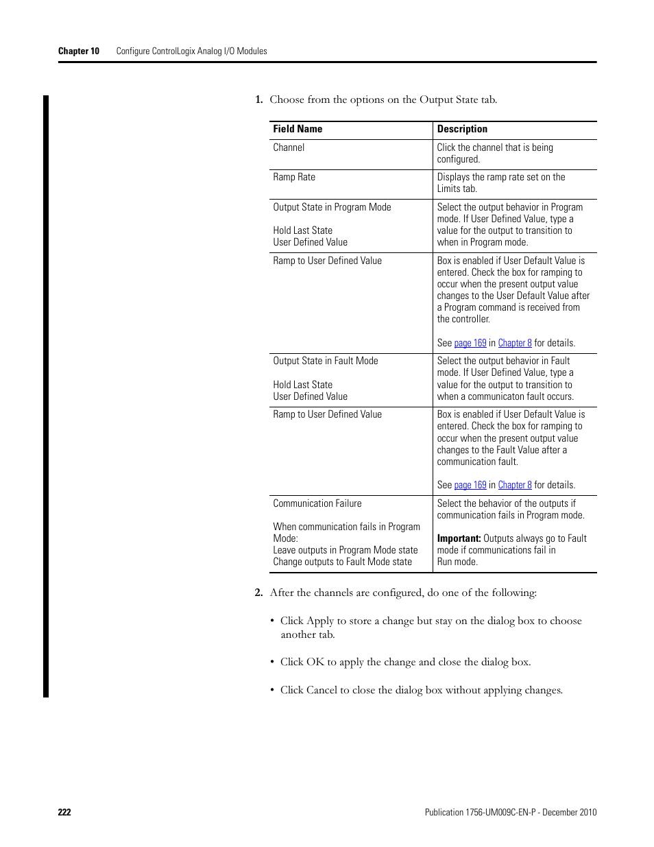 Rockwell Automation 1756-XXXX ControlLogix Analog I/O Modules User Manual | Page 222 / 401