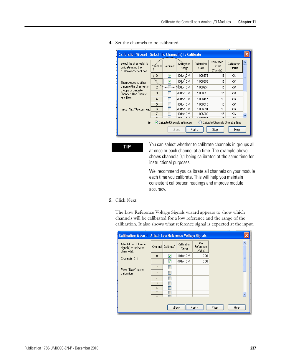 Rockwell Automation 1756-XXXX ControlLogix Analog I/O Modules User Manual | Page 237 / 401