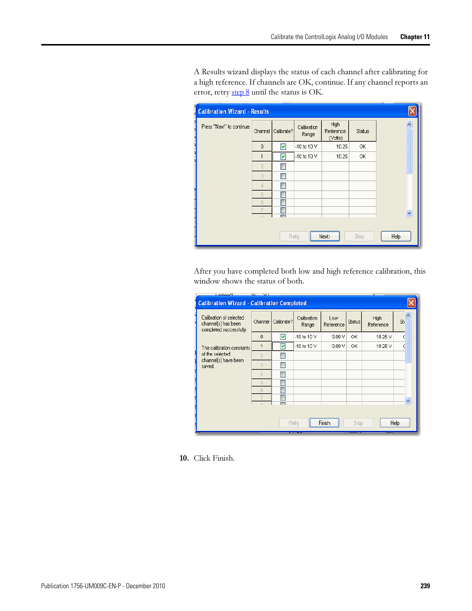 Rockwell Automation 1756-XXXX ControlLogix Analog I/O Modules User Manual | Page 239 / 401