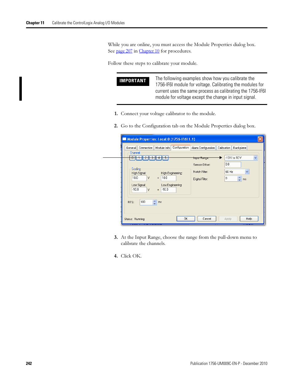 Rockwell Automation 1756-XXXX ControlLogix Analog I/O Modules User Manual | Page 242 / 401