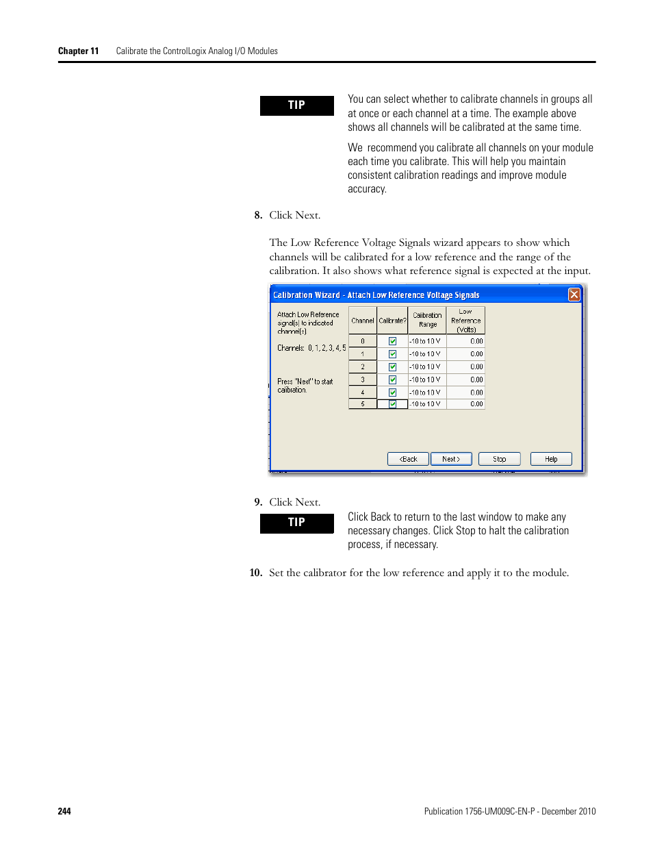 Rockwell Automation 1756-XXXX ControlLogix Analog I/O Modules User Manual | Page 244 / 401