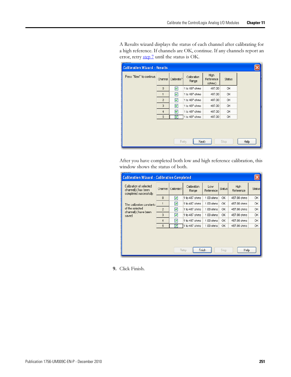 Rockwell Automation 1756-XXXX ControlLogix Analog I/O Modules User Manual | Page 251 / 401
