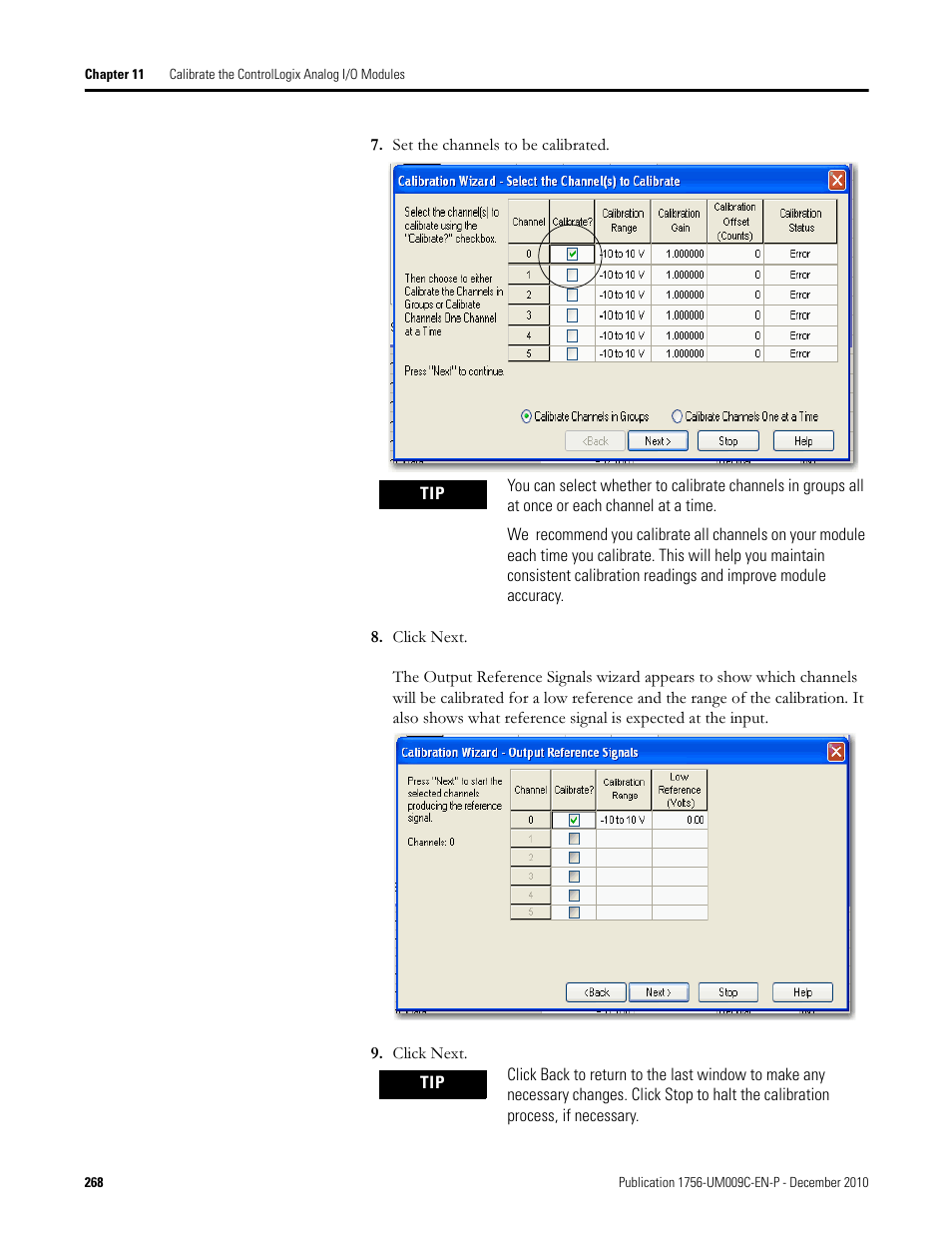 Rockwell Automation 1756-XXXX ControlLogix Analog I/O Modules User Manual | Page 268 / 401