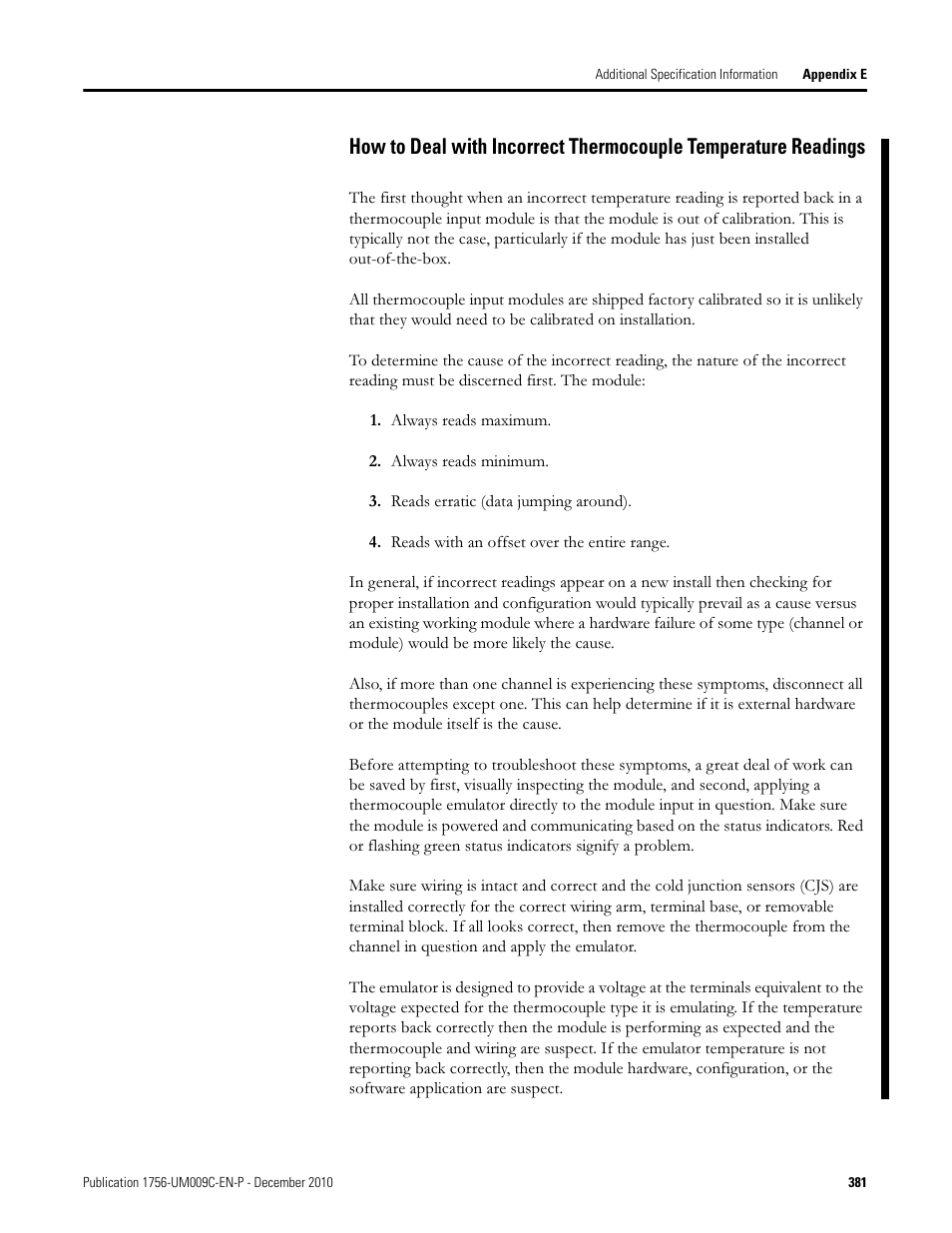 Rockwell Automation 1756-XXXX ControlLogix Analog I/O Modules User Manual | Page 381 / 401