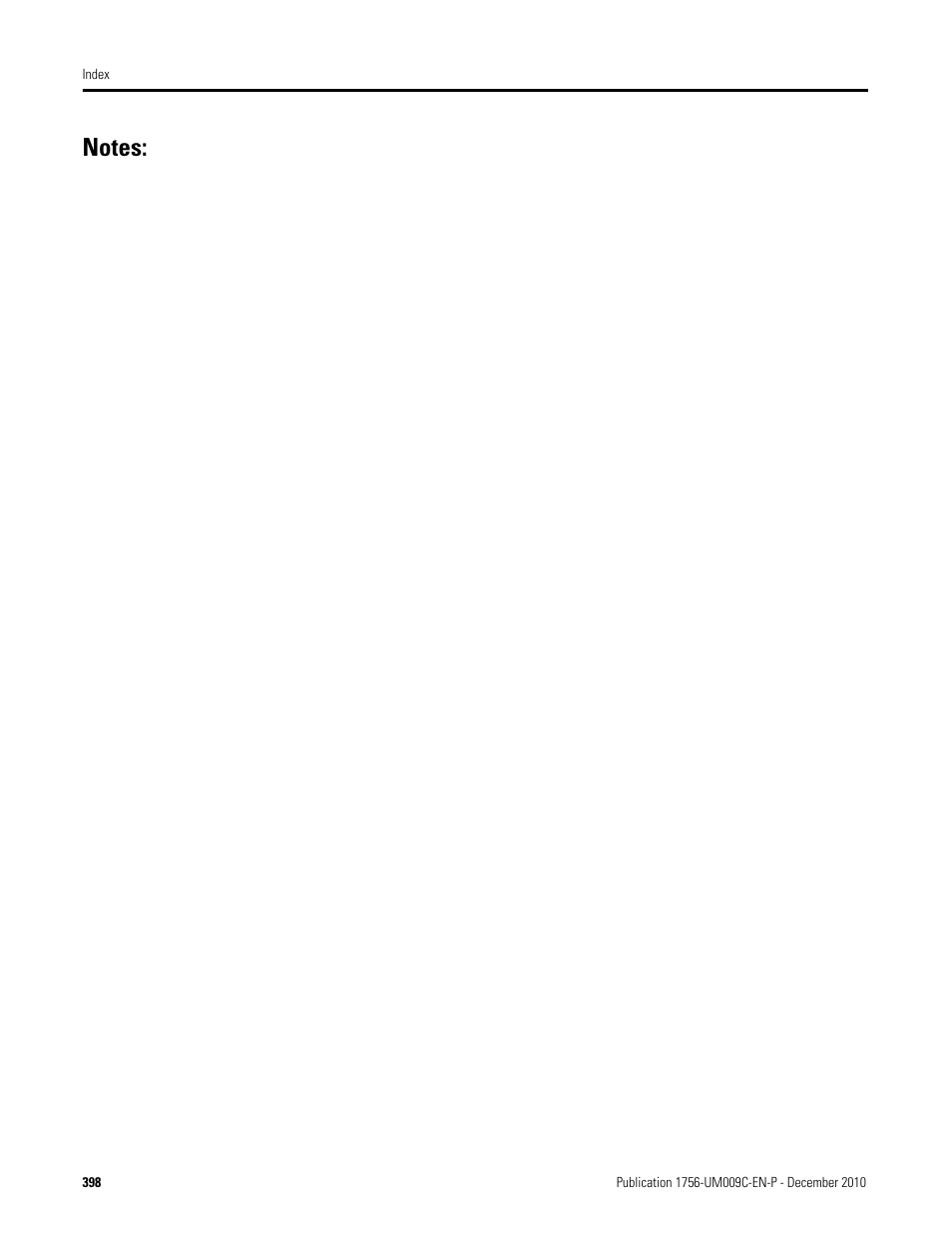 Rockwell Automation 1756-XXXX ControlLogix Analog I/O Modules User Manual | Page 398 / 401