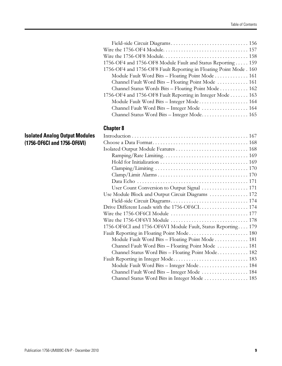 Rockwell Automation 1756-XXXX ControlLogix Analog I/O Modules User Manual | Page 9 / 401