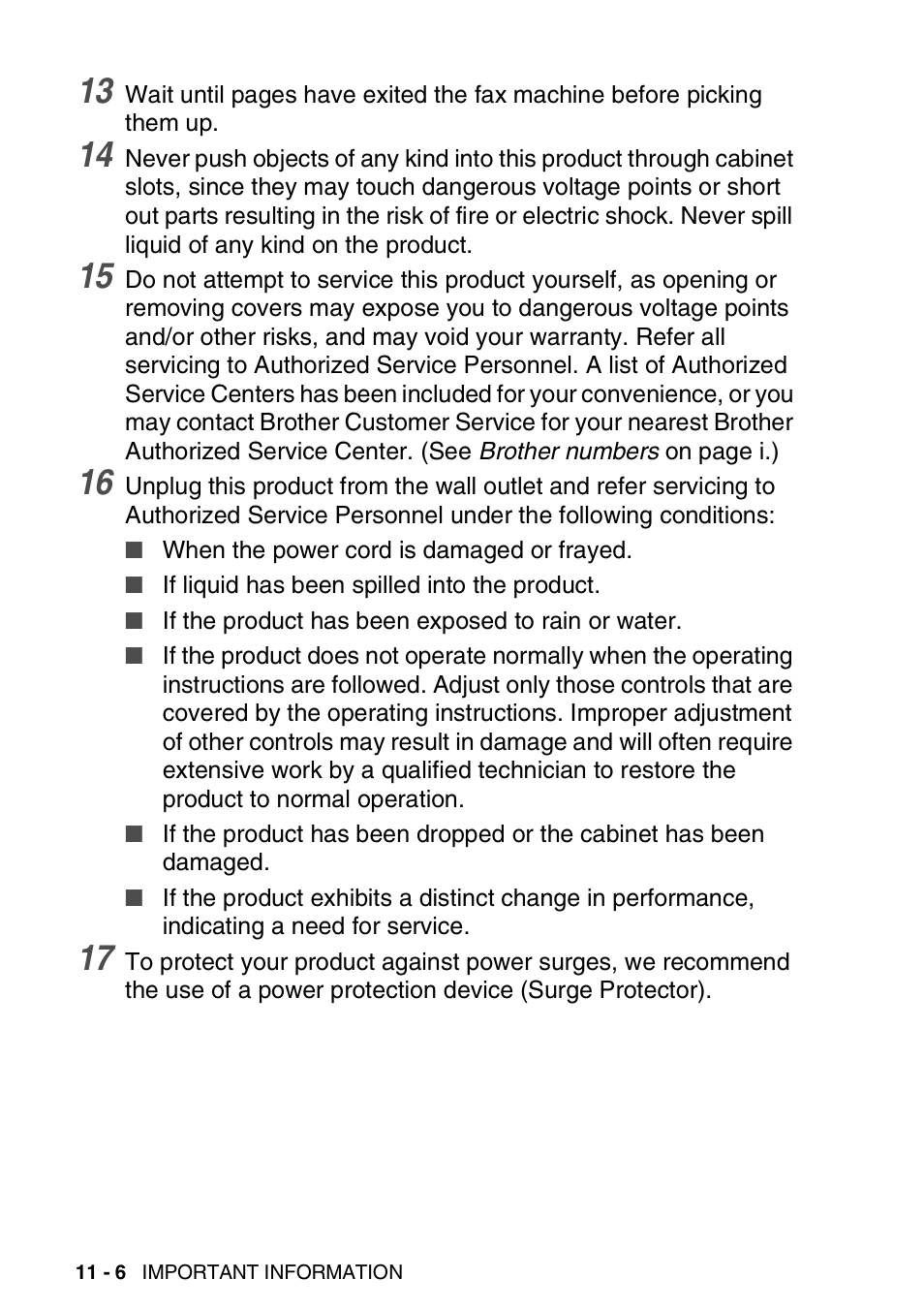 Brother FAX-565 User Manual | Page 118 / 148