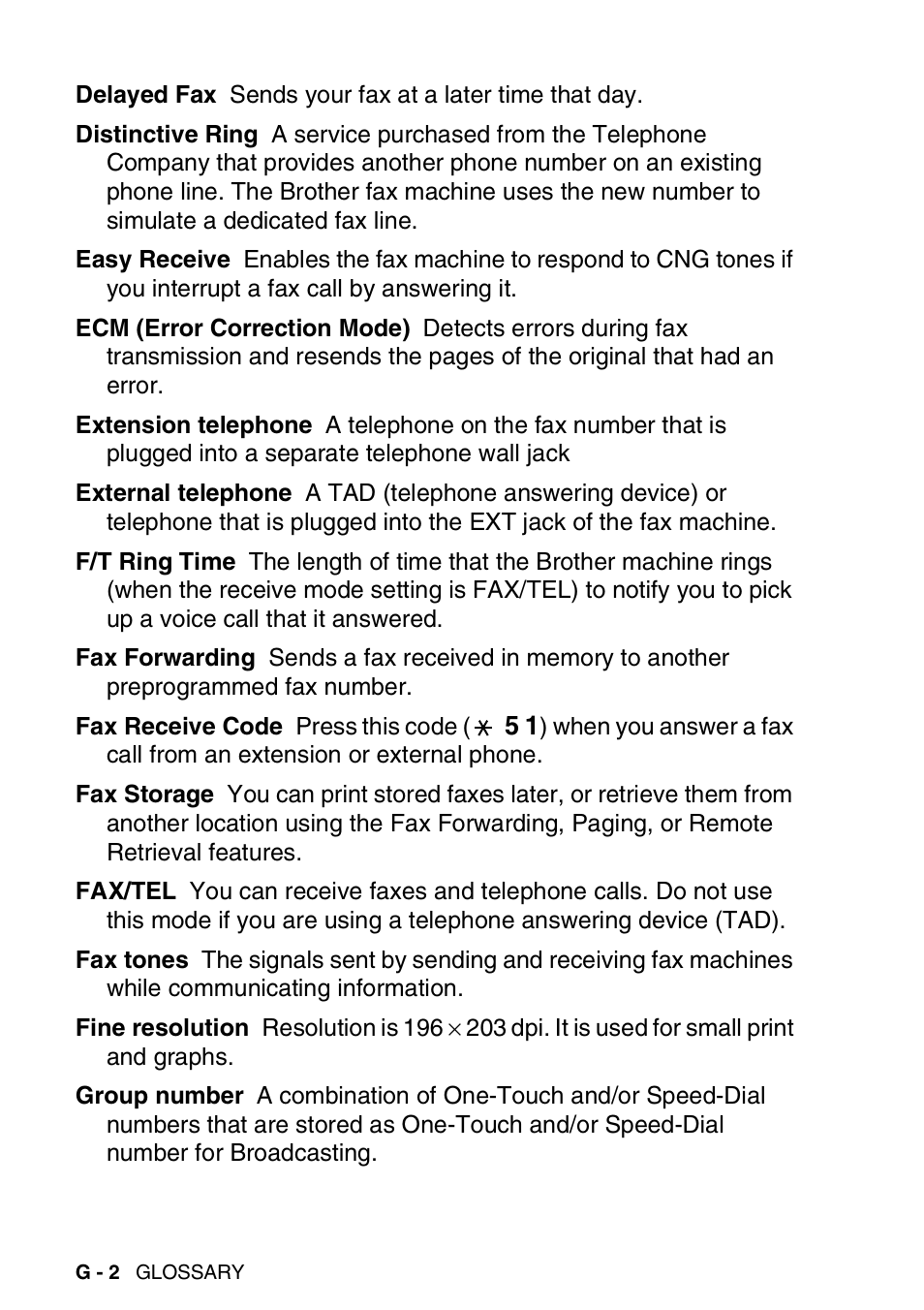 Brother FAX-565 User Manual | Page 136 / 148