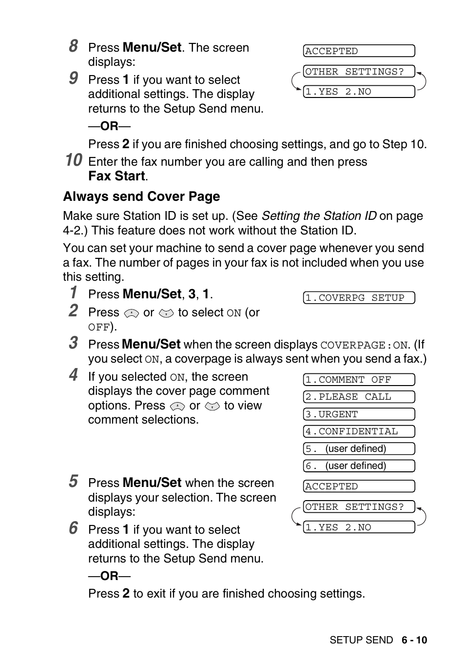 Brother FAX-565 User Manual | Page 81 / 148