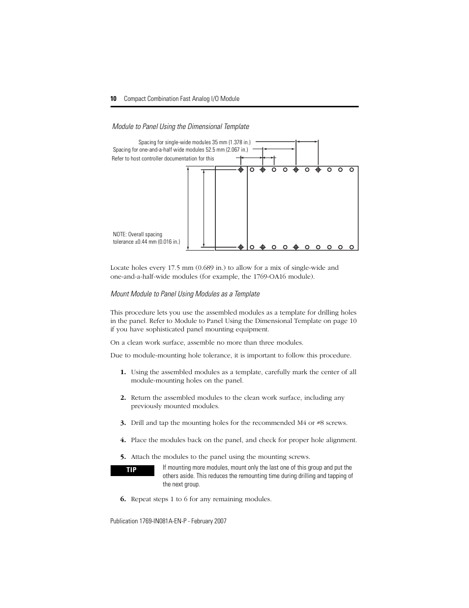 Rockwell Automation 1769-IF4FXOF2F Compact Combination Fast Analog I/O Module User Manual | Page 10 / 28