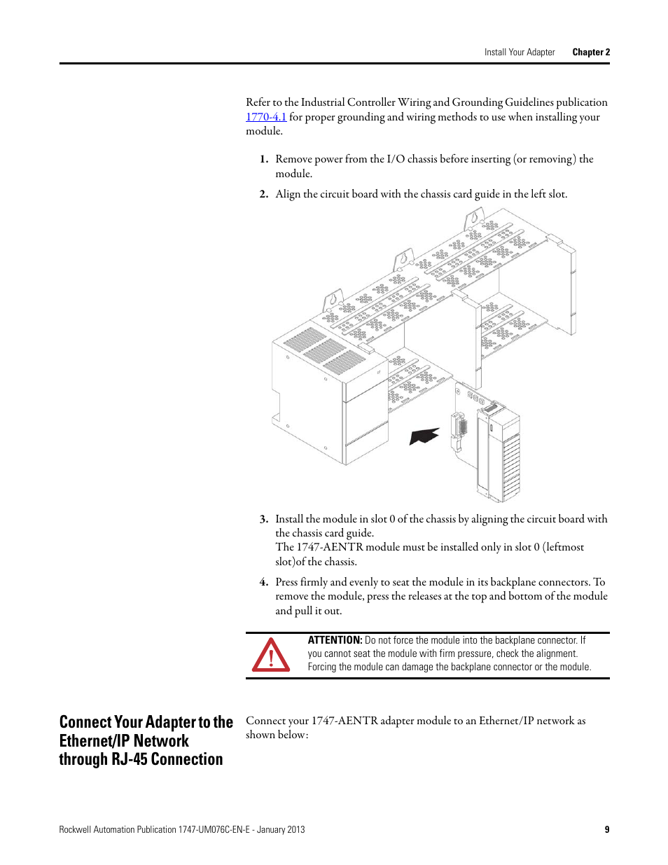 Rockwell Automation 1747-AENTR SLC 500 EtherNet/IP Adapter User Manual User Manual | Page 15 / 84