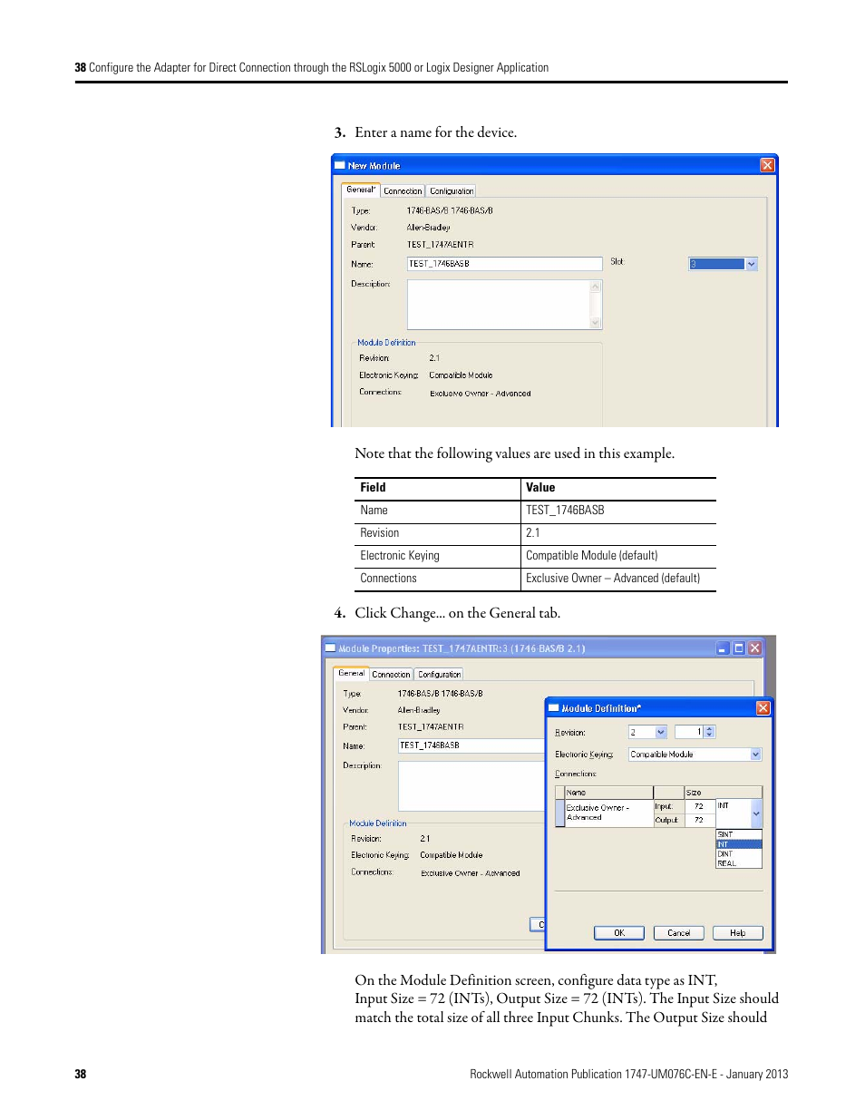 Rockwell Automation 1747-AENTR SLC 500 EtherNet/IP Adapter User Manual User Manual | Page 44 / 84