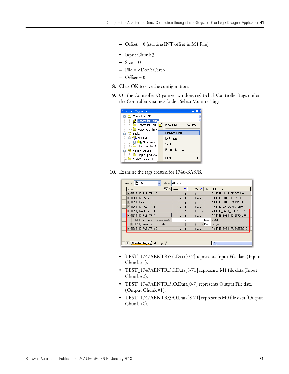 Rockwell Automation 1747-AENTR SLC 500 EtherNet/IP Adapter User Manual User Manual | Page 47 / 84