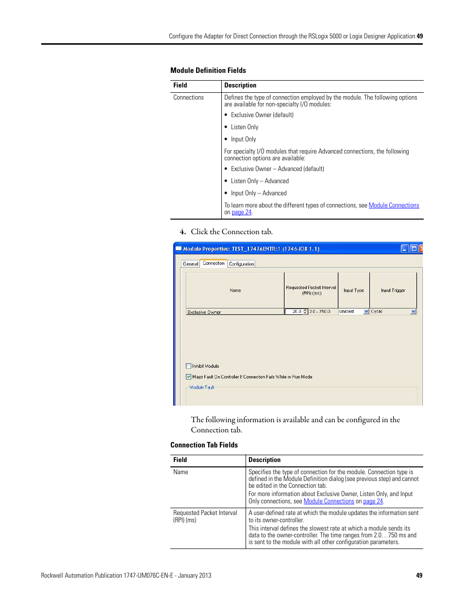 Rockwell Automation 1747-AENTR SLC 500 EtherNet/IP Adapter User Manual User Manual | Page 55 / 84