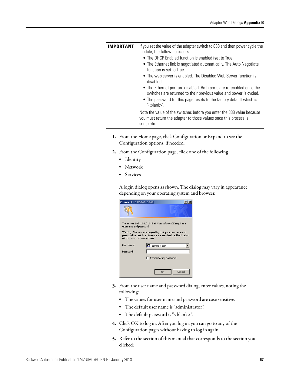 Rockwell Automation 1747-AENTR SLC 500 EtherNet/IP Adapter User Manual User Manual | Page 73 / 84