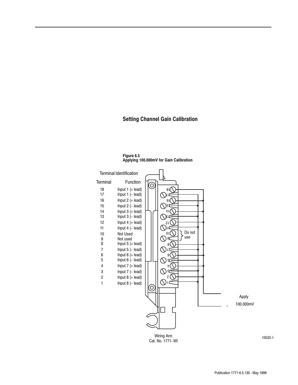 Setting channel gain calibration | Rockwell Automation 1771-IXE/D Thermocouple/Millivolt Input Module User Manual User Manual | Page 47 / 85