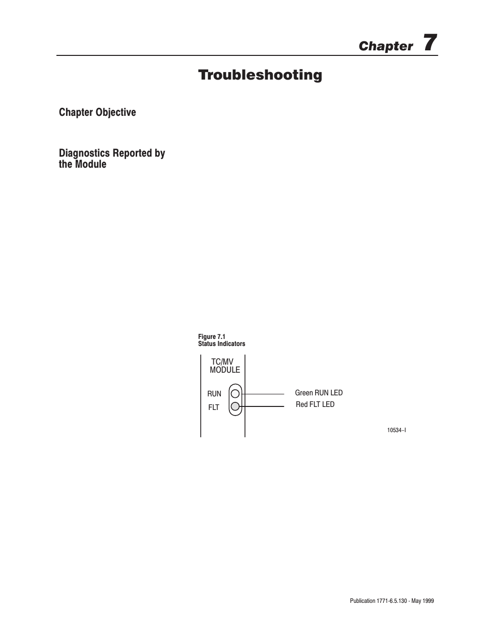 Troubleshooting, Chapter | Rockwell Automation 1771-IXE/D Thermocouple/Millivolt Input Module User Manual User Manual | Page 51 / 85